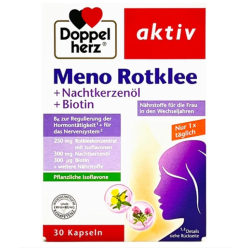 Doppelherz Aktiv Meno 紅三葉草+月見草油+生物素膠囊（30粒）